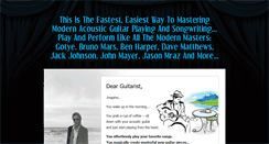 Desktop Screenshot of modernacousticguitar.com