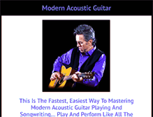 Tablet Screenshot of modernacousticguitar.com